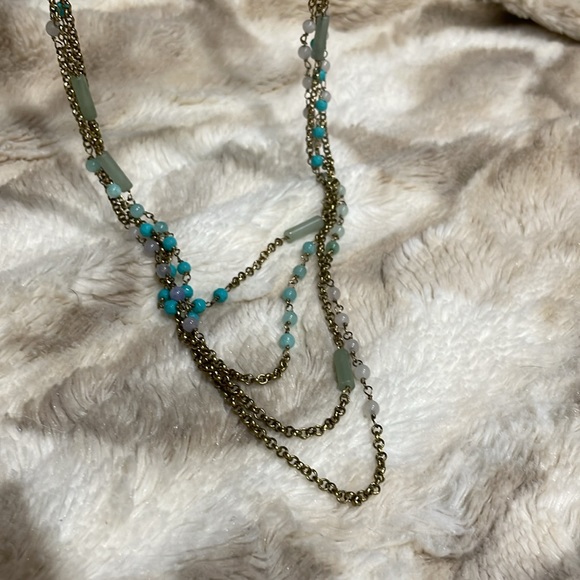 Adjustable chain and bead necklace - Picture 7 of 9